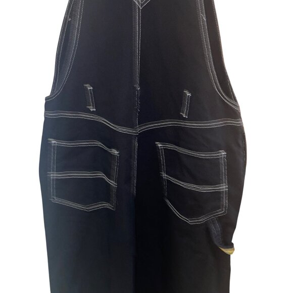 Looney Tunes Vintage 90s Womens Overalls Size Large Black Sylvester Tweety Bird - Picture 6 of 10